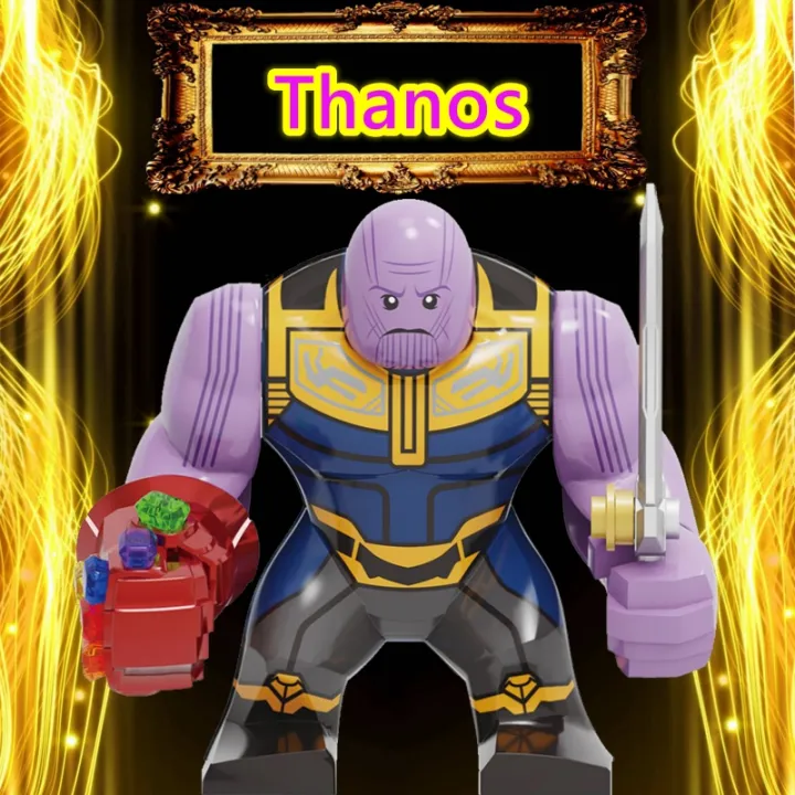 Compatible With Legoing Minifigures Technic Thanos Infinity Gauntlet Hulk Marvel Avengers Endgame Building Blocks Toys For Children Lazada Ph - how to build thanos roblox