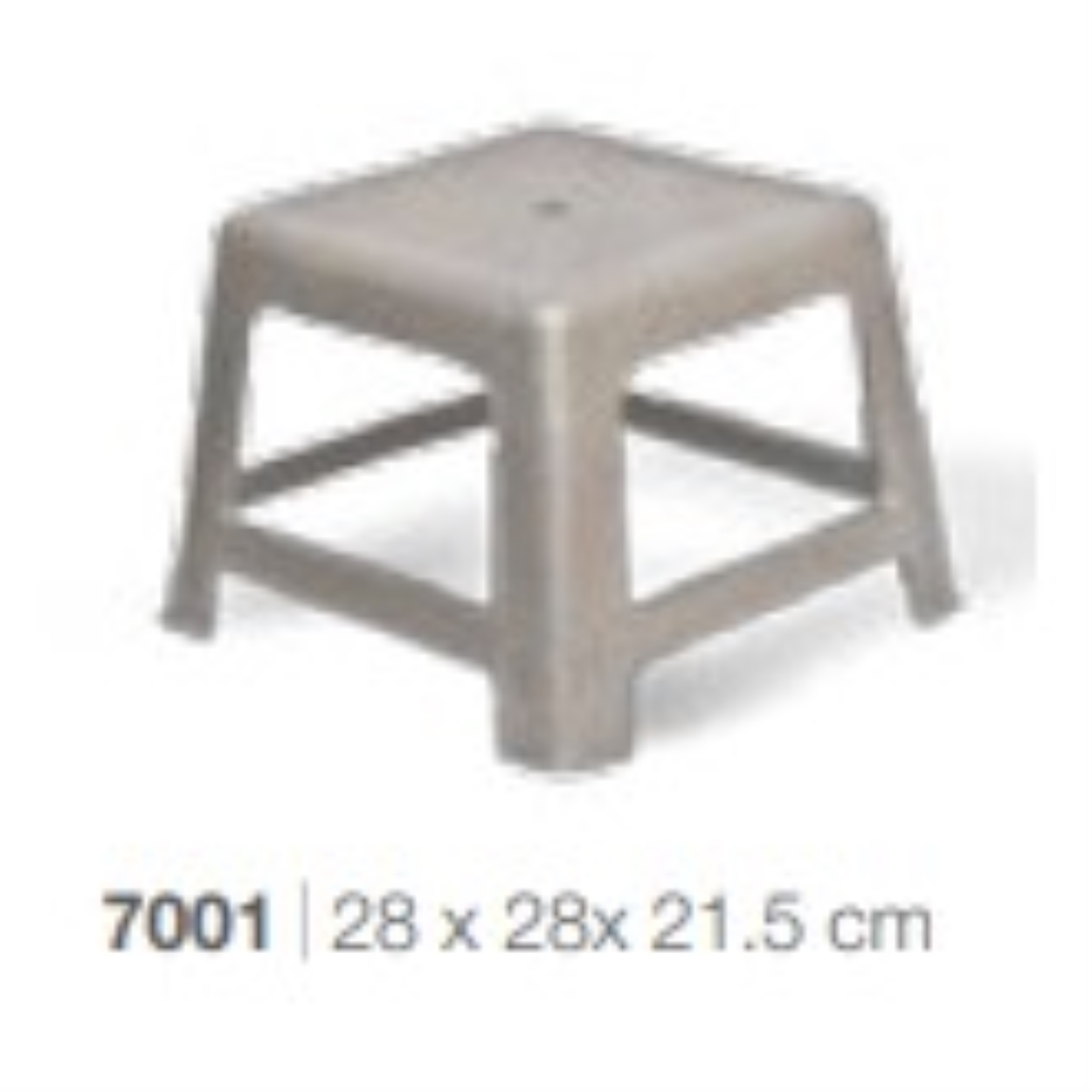 OROCAN High Quality Plastic Stool / Chair / Laundry Stool (BLACK