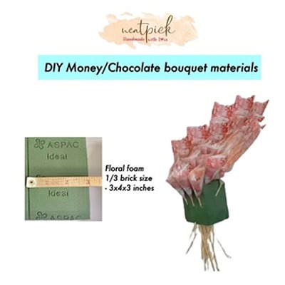 Neatpick DIY Money Chocolate Edible bouquet materials