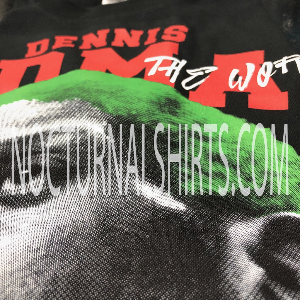 Dennis Rodman Green Hair T-Shirt - TeeHex