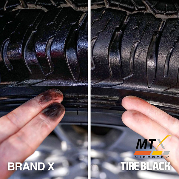Microtex MTX Tire Black tire shine lotion Detailing Solutions 1 Gallon