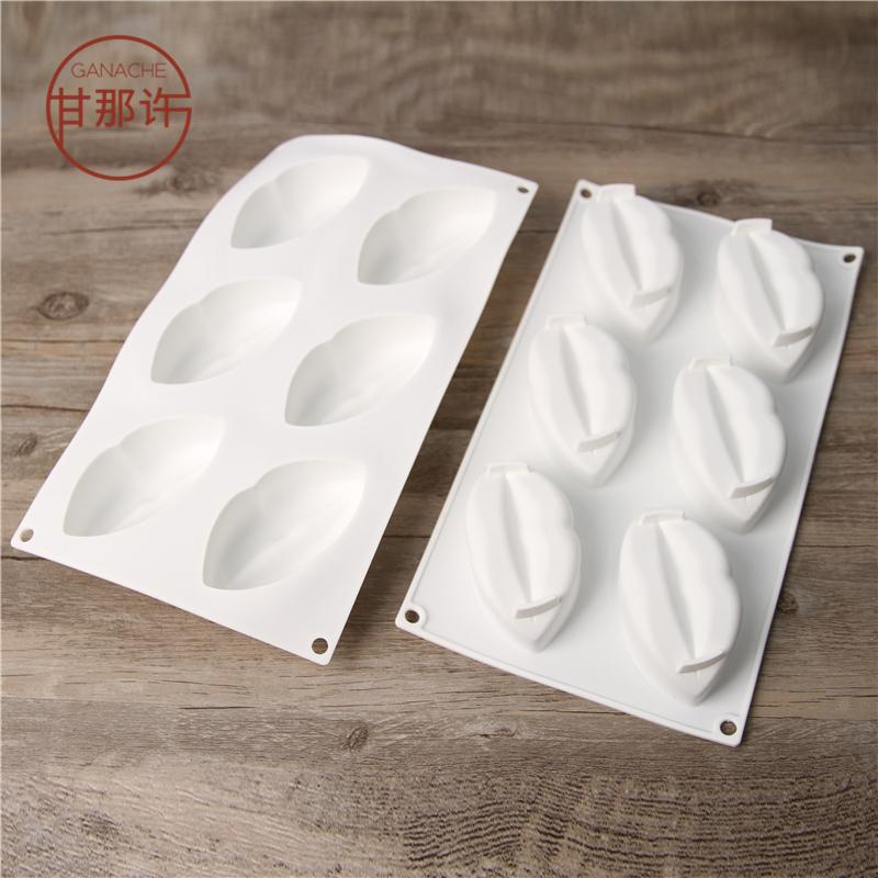 Gan Đó Xu KEREO 6 THẬM CHÍ Môi Hình Bánh Bánh Mousse Bộ Tạo Khuôn Hình Nướng Silicone Bộ Tạo Khuôn Hình