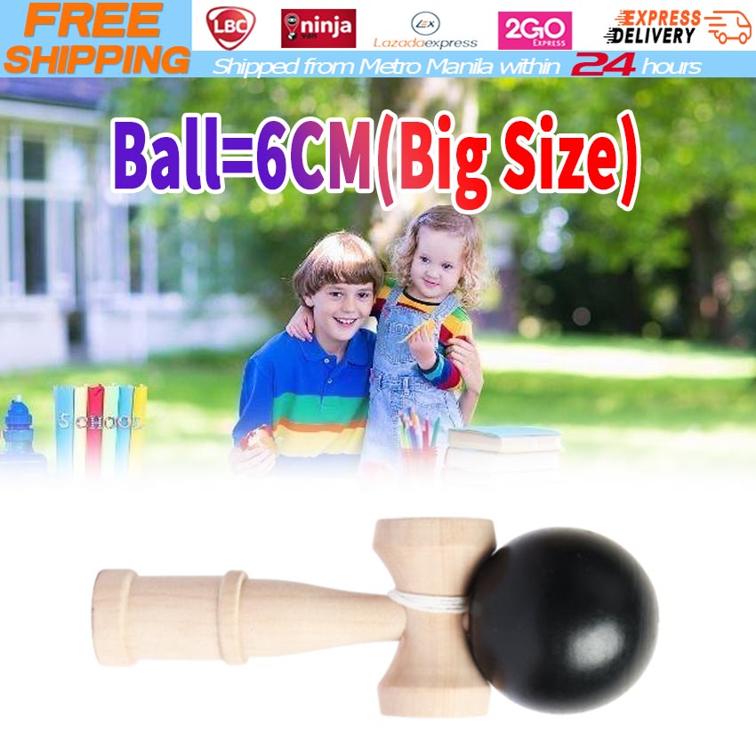 Japanese Traditional Toy Wooden Kendama Painted Ball Kendama for Kids 