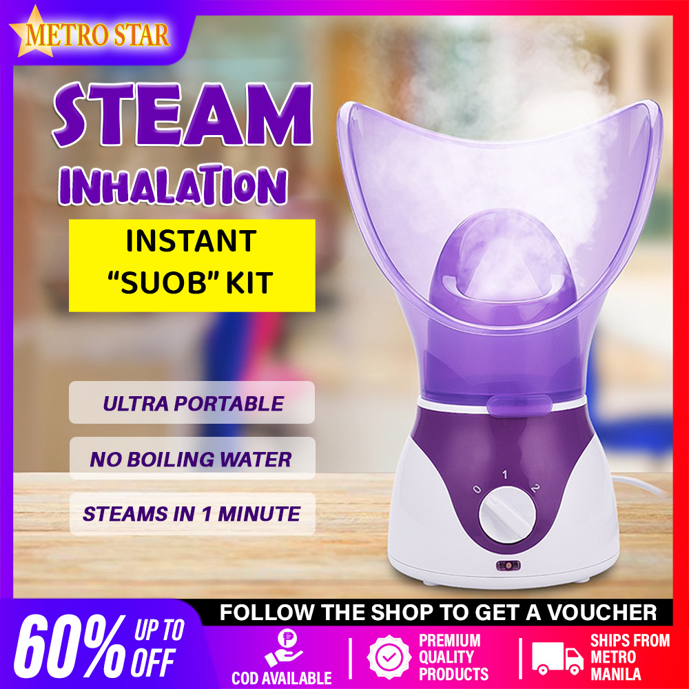 Facial Steamer Spa Sinus Steam Therapy Suob Hot Steam Inhaler Facial