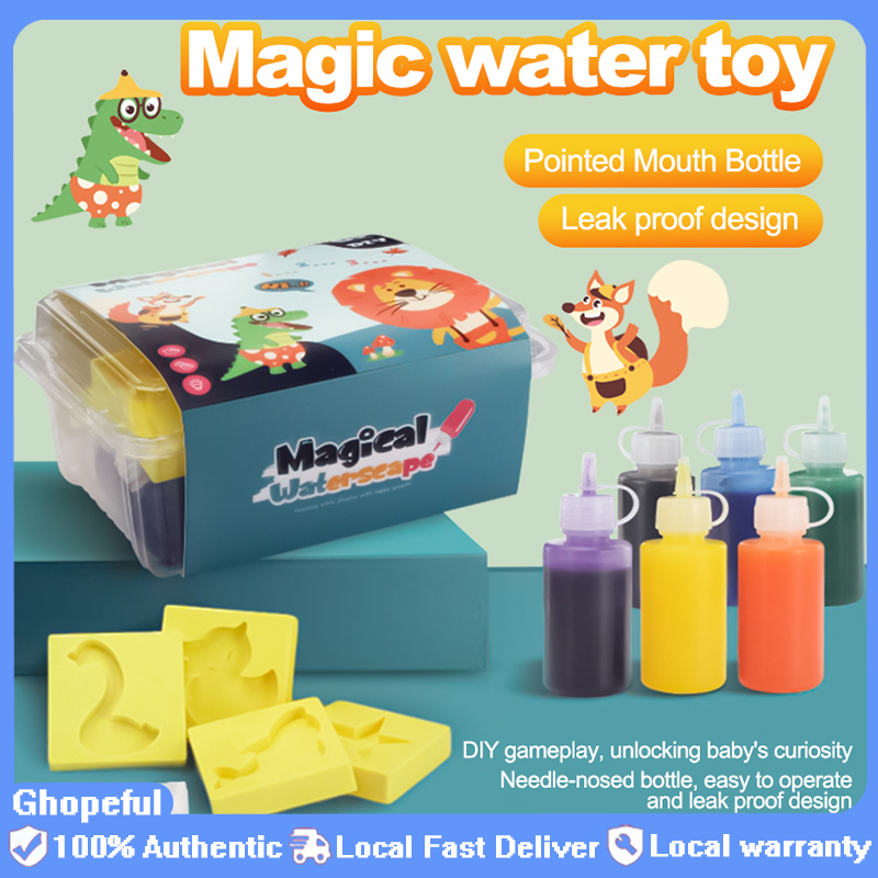 DIY Magic Water Elf Children's Handmade Crafts Fun Science Magic Novel  Handmade Toys Magic Water Elf Set with Ocean Animal Models in Multiple  Colors and Choices Interesting Classroom Education Props
