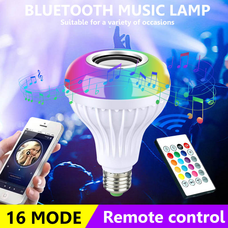 Smart Bluetooth Led Bulb Speakers Music Audio Speakers With Sound ...