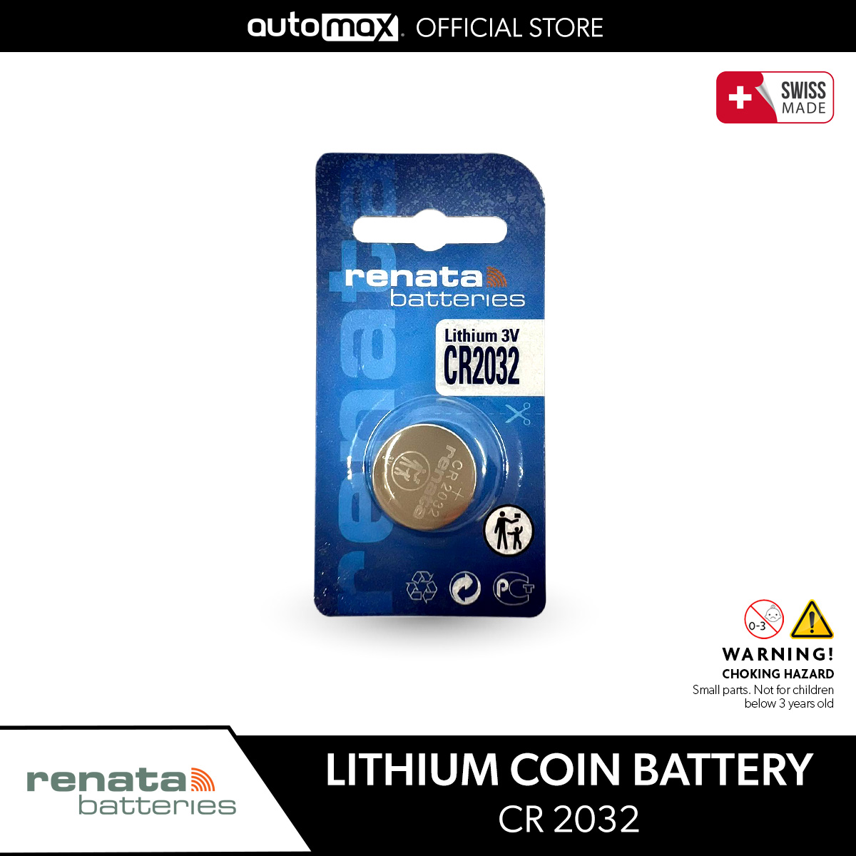 Renata CR2032 Lithium Battery 3V | Lazada PH