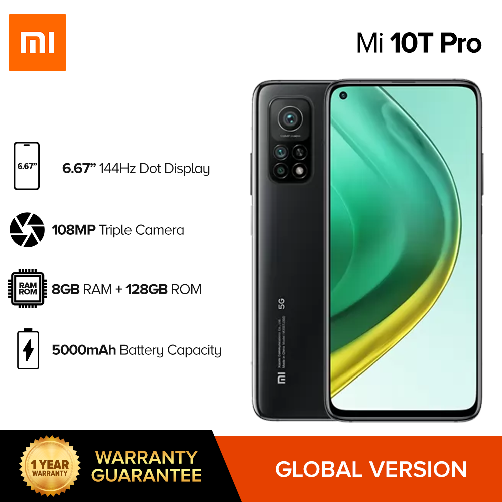 Xiaomi Mi 10T Pro 8GB RAM 128GB ROMブラック Xiaomi Mi 10T Pro 5G 128GB Cosmic Black: Amazon.de: Electronics