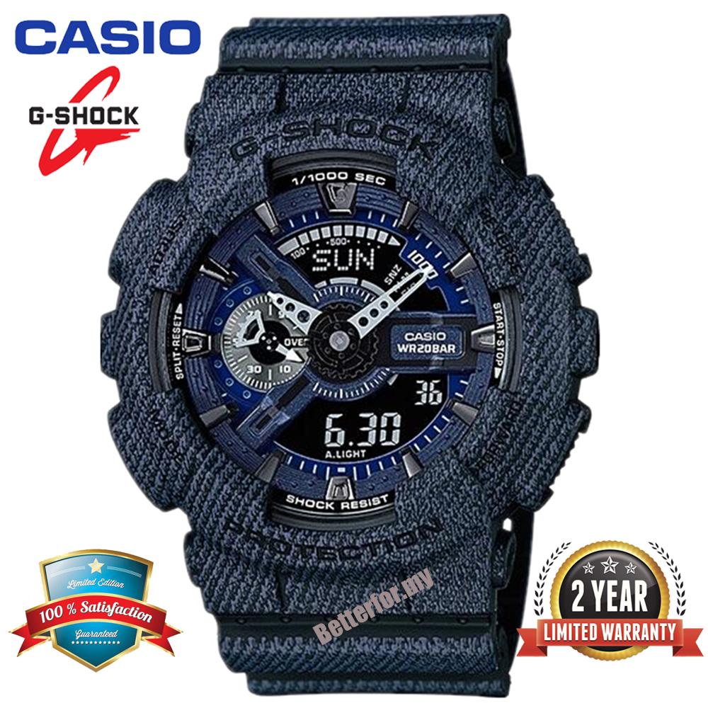 Casio Watches Ga 110 Dc Original G Shock GA110 Men Sport Watch Dual Time  Display 200M
