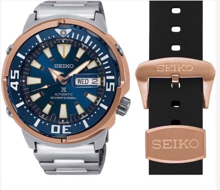Seiko Zimbe 8 SRPC96K1 Limited Edition Baby Tuna Blue Rose Gold Prospex  Automatic Stainless Steel Shroud Watch SRPC96 | Lazada PH