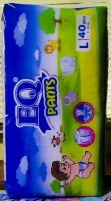 DIAPER ON SALE EQ BABY PANTS LARGE 40 pcs (9-14 kilograms) Super fast delivery Diaper/ EQ Baby Diaper/ Pants Diaper/ Super Affordable EQ Diaper