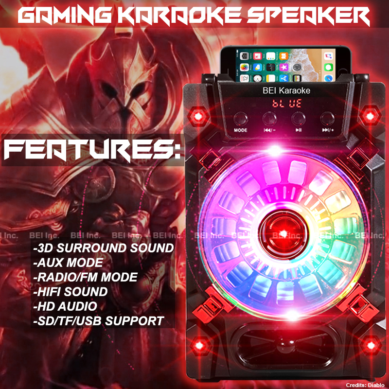 diablo karaoke speaker system