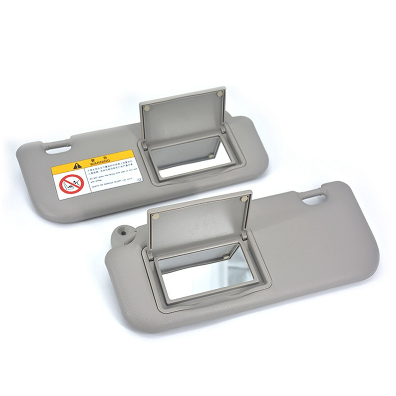 WFLNHB Gray Driver Side Sun Visor Replacement For 2009-2014