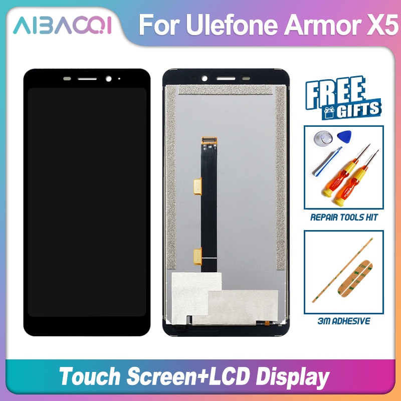 Aibaoqi Brand New Touch Screen+LCD Display+Frame Assembly Replacement For Ulefone Armor 3 3T 5 X5 7 7E 8 8 Pro Phone