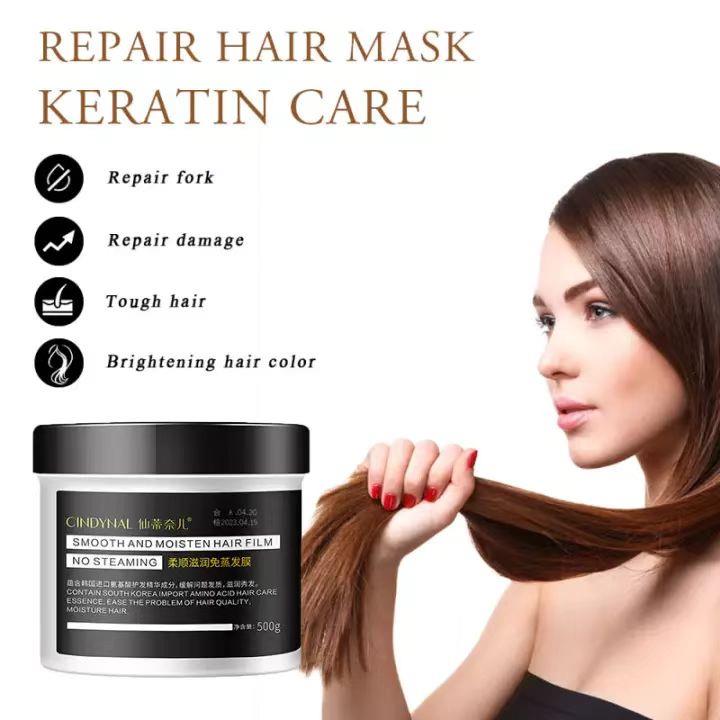 ( BUY 1 TAKE 1 ) Cindynal Hair Treatment Mask Deep Repair Hair Film ...