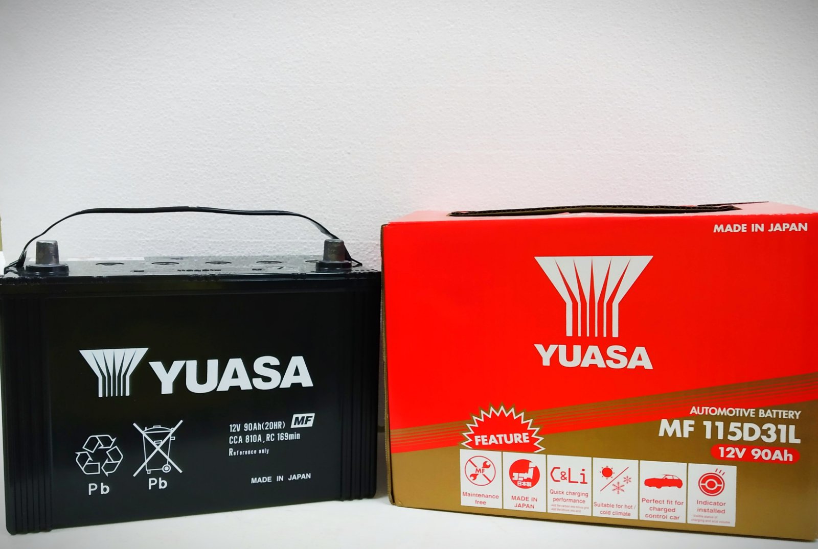 YUASA AUTOMOTIVE BATTERY made in JAPAN MF130D31L (3SM) Lazada PH