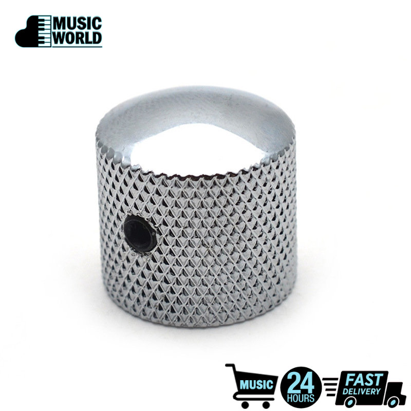 2pcs Metal Electric Bass Guitar Volume Tone Control Knobs electric bass