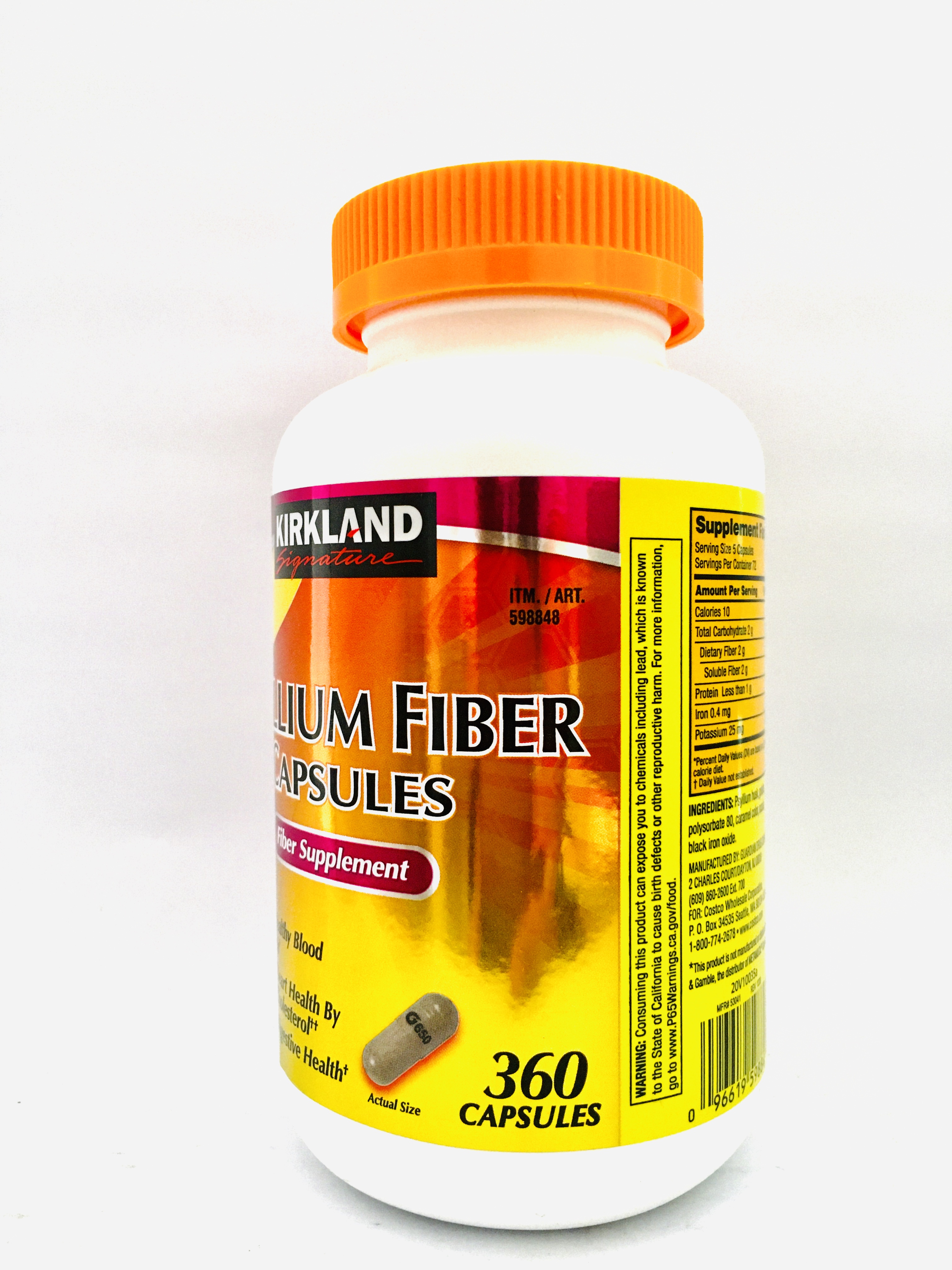 Kirkland Fiber Capsules Are Now Called Psyllium Fiber
