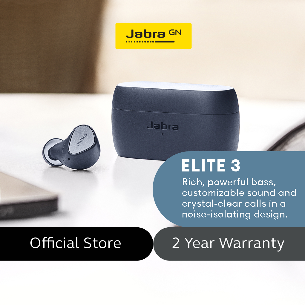 Jabra Elite 3 True Wireless Earphones Dark Grey - Urban Gadgets PH