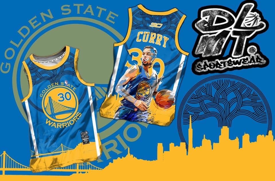 GOLDEN STATE WARRIORS FULL SUBLIMATION - Jeddah NBA Jersey