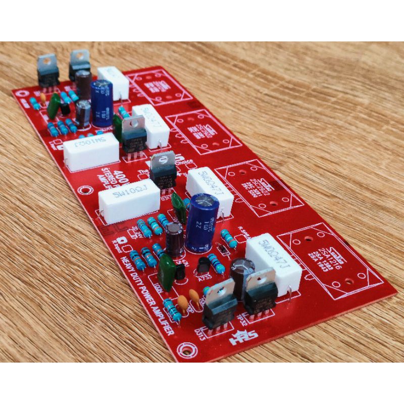 Green Driver Power Amplifier Kit Sanken Stereo Safari 2x400 Watt for