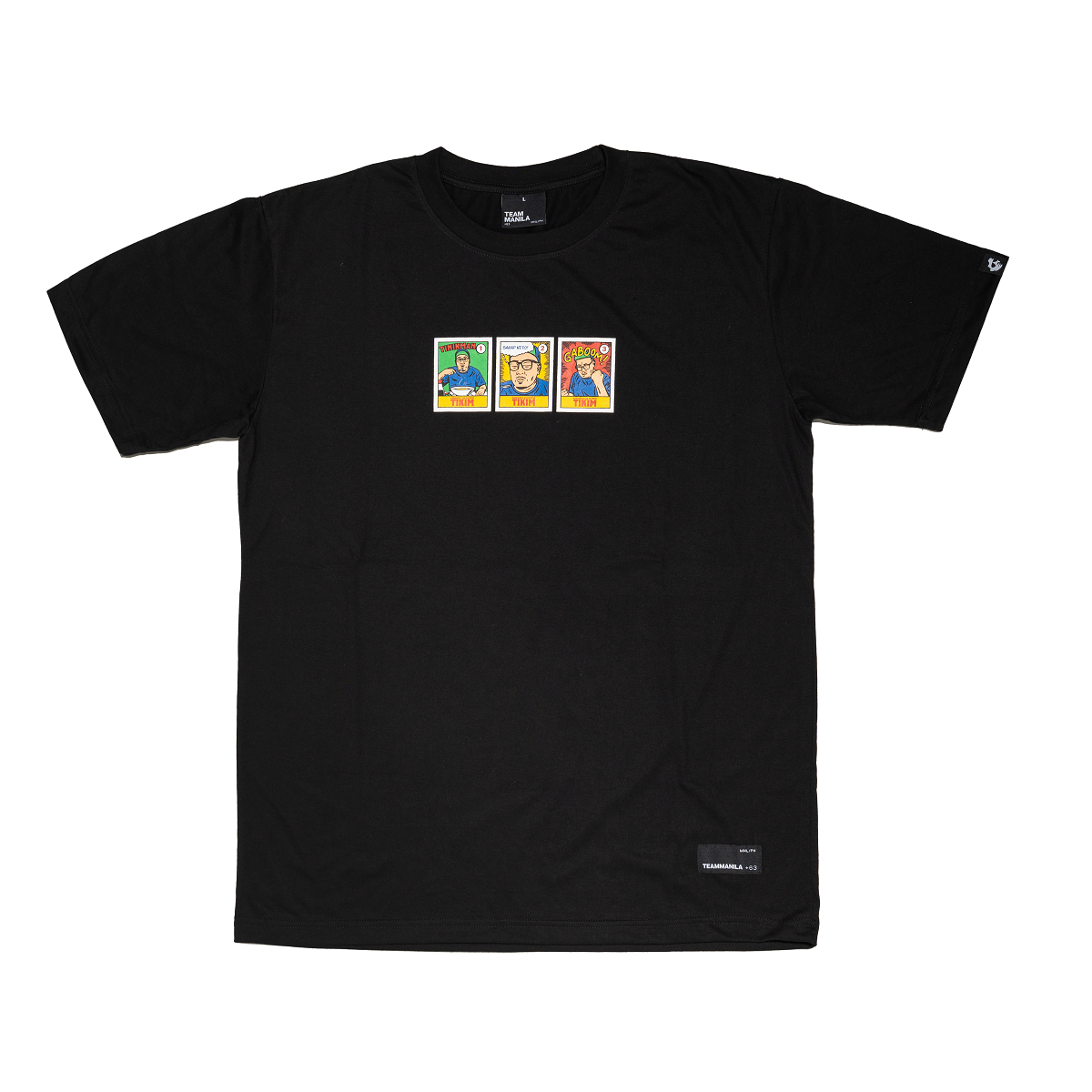 Team Manila Tikim Tshirt (black) 