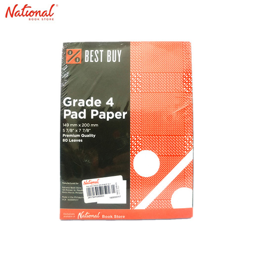 BEST BUY GRADE 4 PAD BOOK PAPER 80S 3S Lazada PH