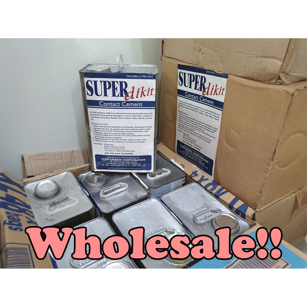 WHOLESALE!! Super Dikit Contact Cement 1 Gallon (3.785L) Lazada PH