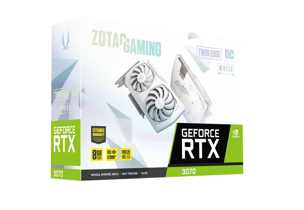ZOTAC GAMING] NVIDIA® GeForce RTX™ 3070 (Twin Edge OC White Ed. 8GB GDDR6 SDRAM) GPU | Lazada PH