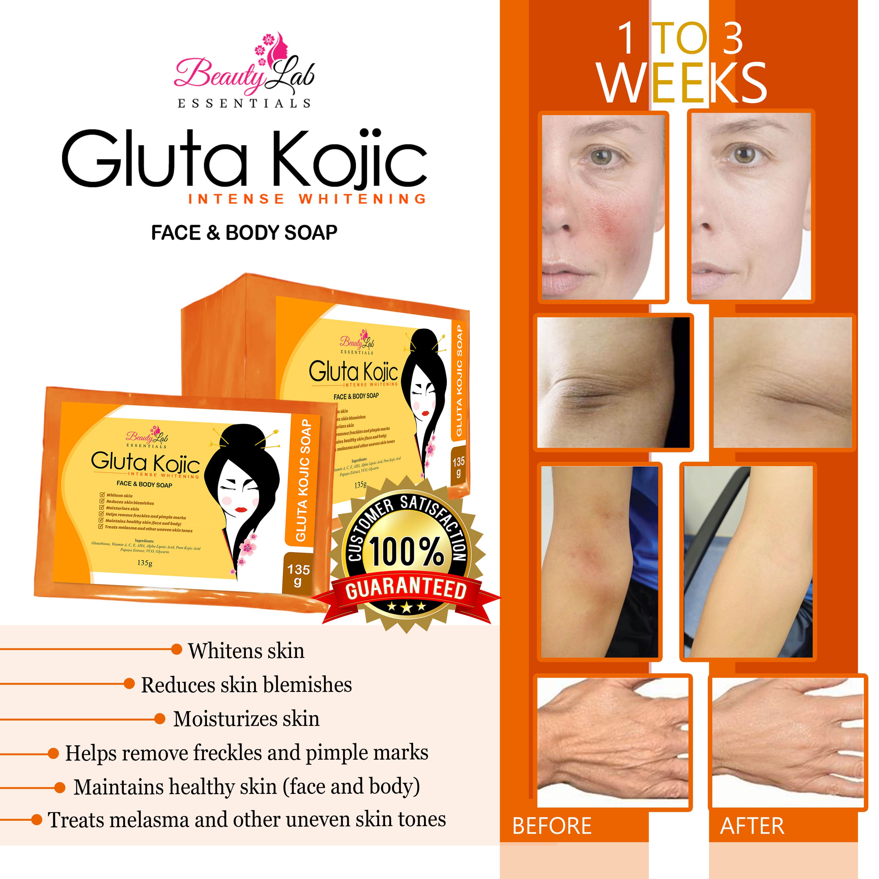 Beauty Lab Essentials Gluta Kojic Soap Gluta Kojic Ultra Whitening Soap