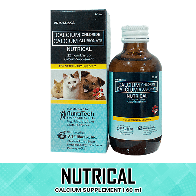 Nutrical Syrup Calcium Supplement For Dogs, Cats, Rabbits, Chinchilla, Guinea Pigs and Hamsters
