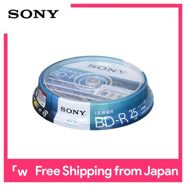Blu-Ray Đĩa, Dành Cho Video Sony (BD-R 1 Lớp: Gói 10 Tờ 4 Tốc Độ)