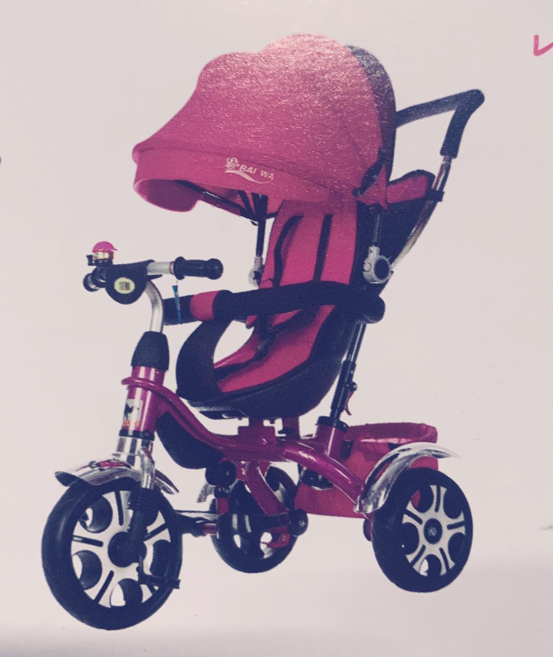 baby bikes with parent handle