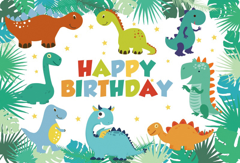 150x100cm Dinosaur Party Backdrop Cloth Photography Background For Roar ...