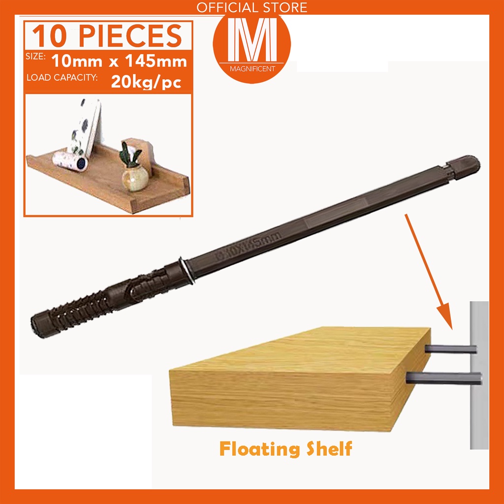 Invisible Floating Shelf Bracket (10 pieces) Lazada PH