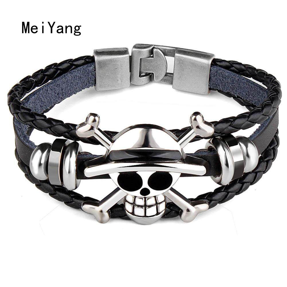 Meiyang New Trendy Diy Punk Bracelet With Exaggerated Atmospheric Ghost Head One Piece Drip Stainless Steel Skeleton Scalp Jewelry Lazada Ph