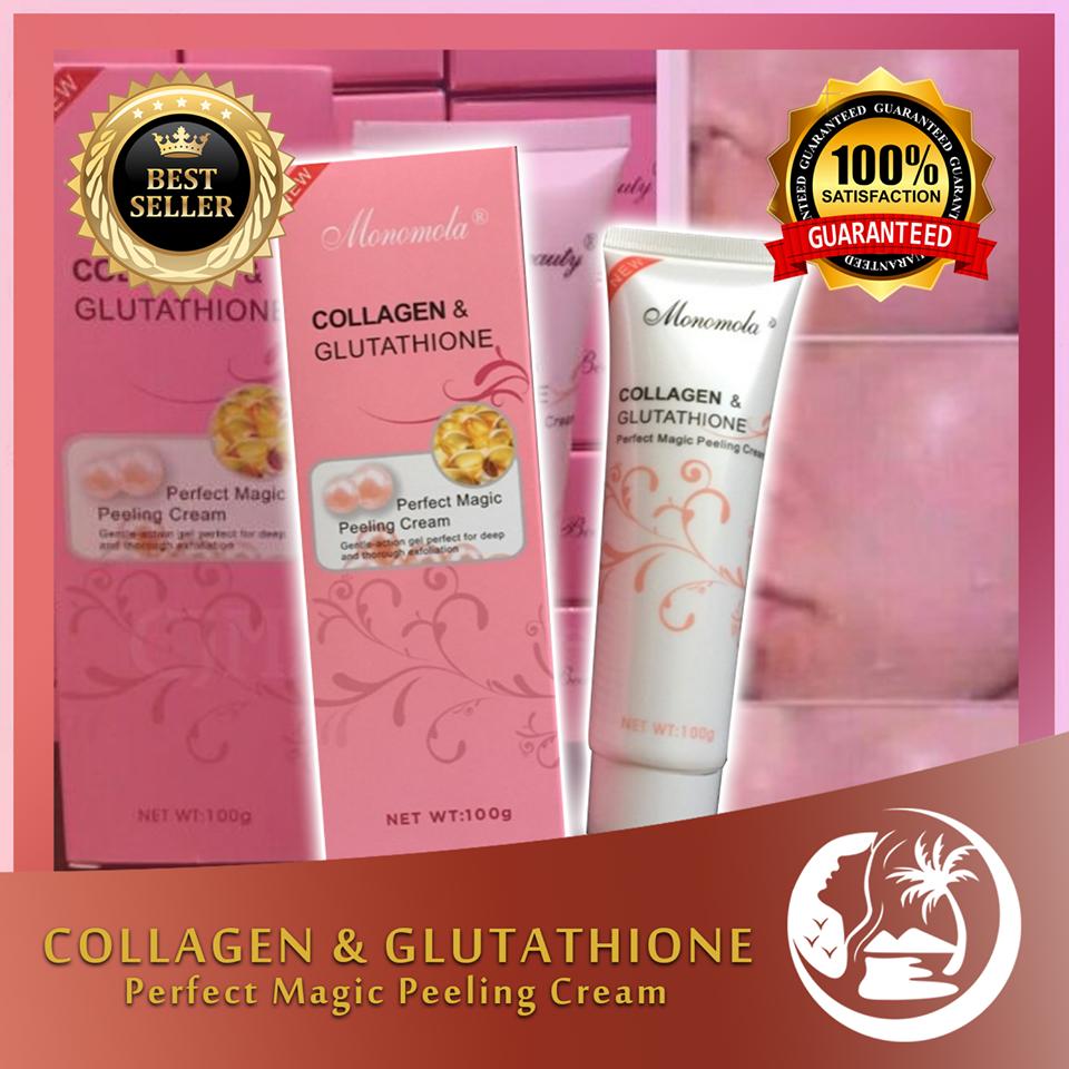 nature beauty collagen and glutathione price & Perfect Magic Peeling Cream 100g Original Nature Beauty Collagen and
