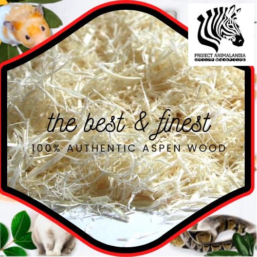 Premium Didasko Aspen Wood Shaving/Bedding Kusot for Hamsters Snake