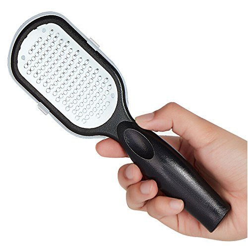 Plastic Handle Stainless Steel Spa Pedicure Tool Callus Remover Foot Rasp  Pad With Dust Collector - Buy Plastic Handle Stainless Steel Spa Pedicure  Tool Callus Remover Foot Rasp Pad With Dust Collector