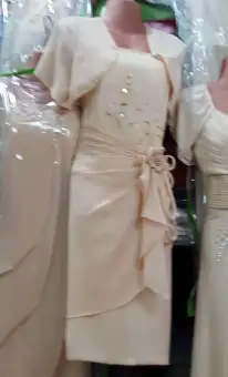 cream filipiniana dress