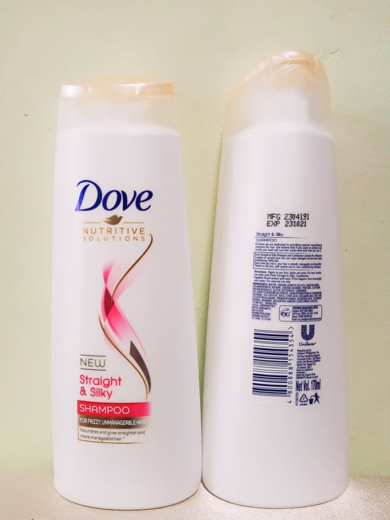 dove straight and silky shampoo price