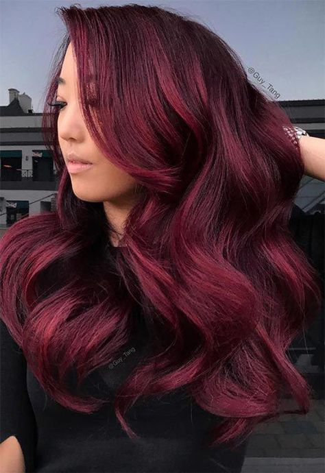 Deep Pomegranate Warm Red Wine Hair Color Burgundy Red Hair Coloring  Permanent Hair Color  Warm Burgundy Red Fashion Hair Color | Lazada PH