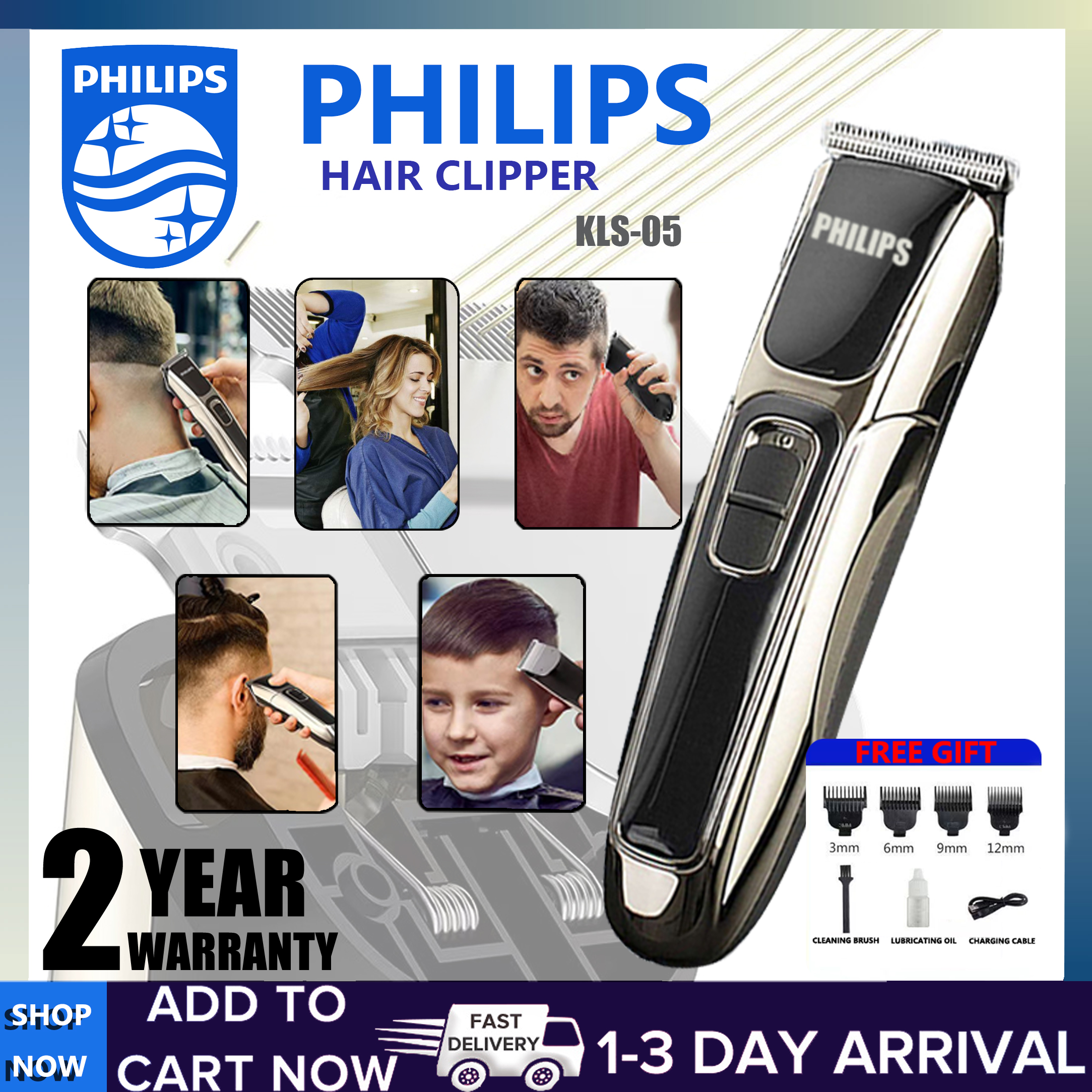 Buy HTC AT - 538 Trending Professional Rechargeable Hair Clipper and Trimmer  Trimmer 60 min Runtime 4 Length Settings (Black) - Lowest price in India|  GlowRoad