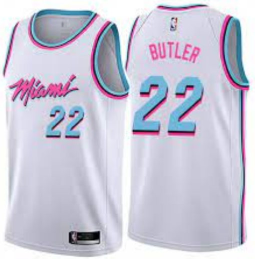 Jimmy Butler Jersey, Miami Heat #22 Butler Basketball Trikots für