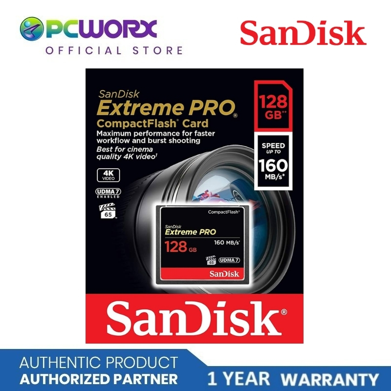 Sandisk SDCFXPS-128G-X46 128gb Extreme Pro CF | Lazada PH