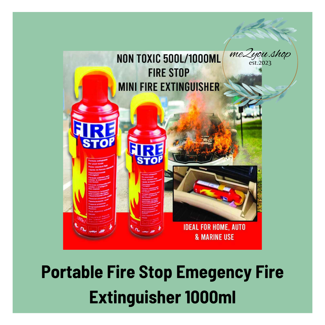 M2U Fire Extinguisher Portable Emergency Car Fire Stop Fire