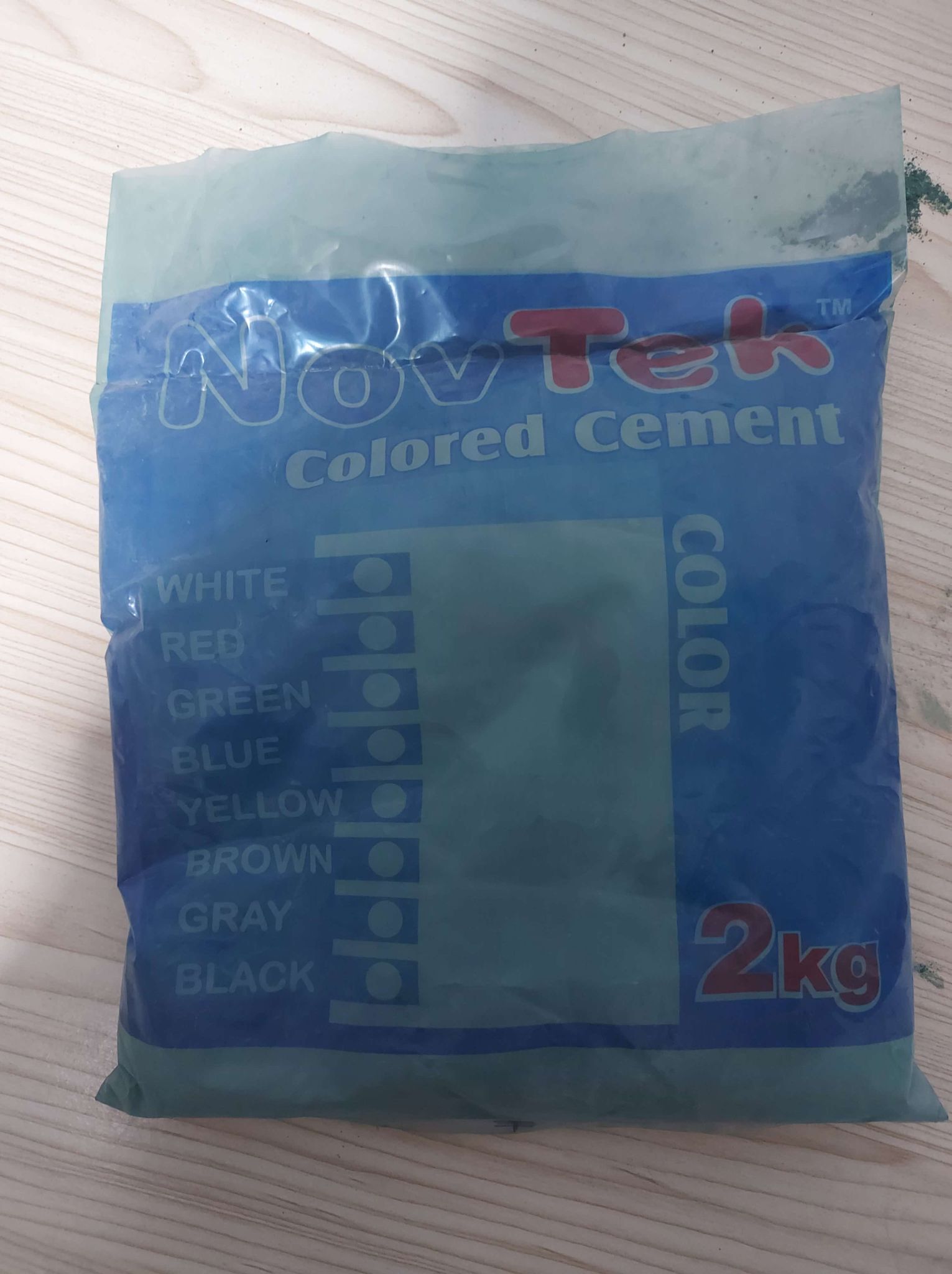 NOVTEK COLORED CEMENT GREEN/BLUE (2 KG./ PACK) Lazada PH