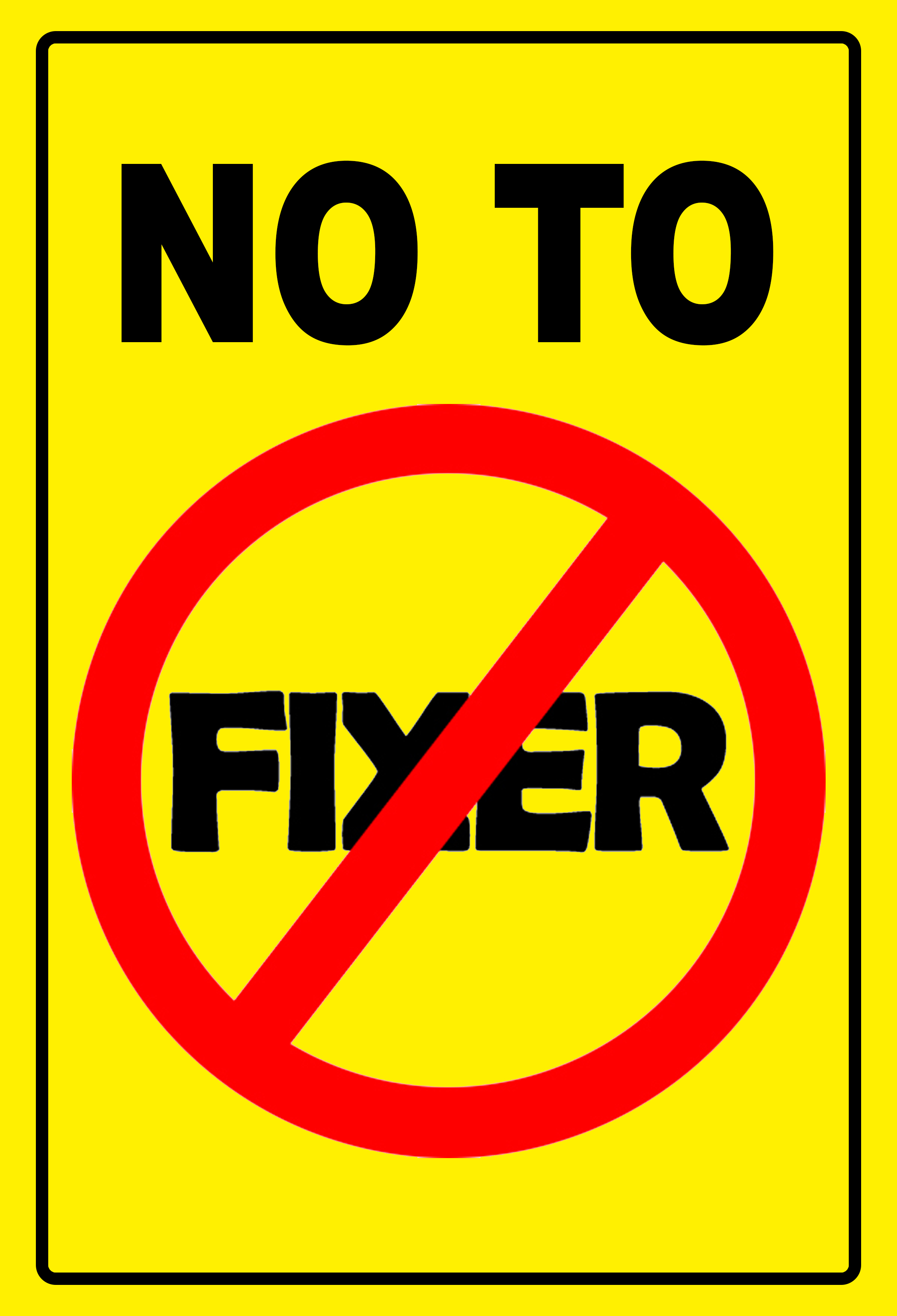 No To Fixers Logo The Latest Classic Car Offering From Wiser Films