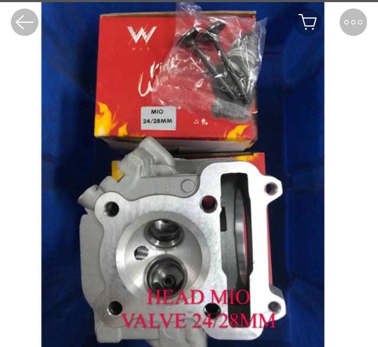 Cylinder head mio big valve 24/28mm Lazada PH