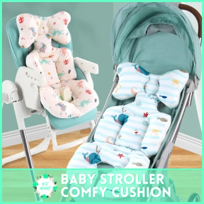 Bestmommy Baby Stroller Cotton Cushion Seat Mat Breathable Soft Car Pad Pushchair Urine Pad Liner Cartoon trolly Mattress Baby Cart Pram